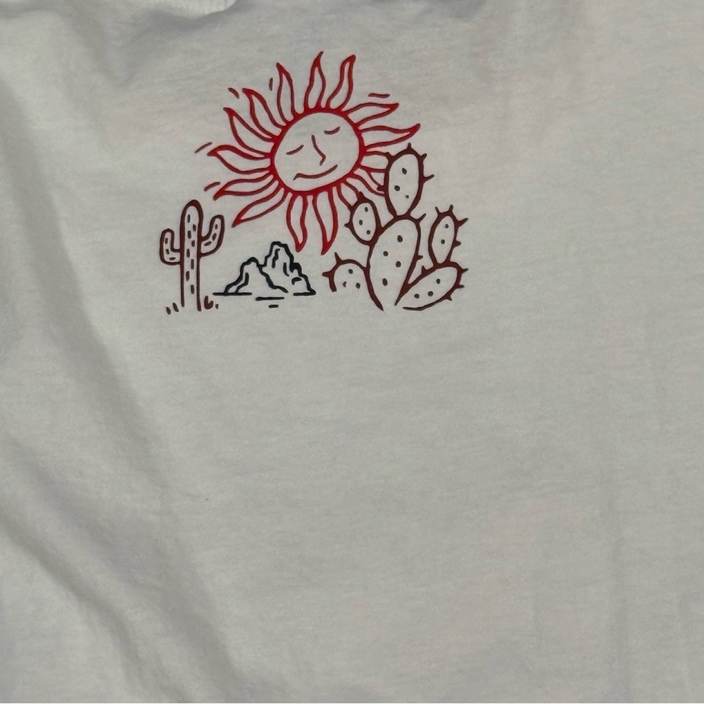 Wrangler Retro White Desert Dreamin' Long Sleeve Graphic Tee Medium - Picture 12 of 14